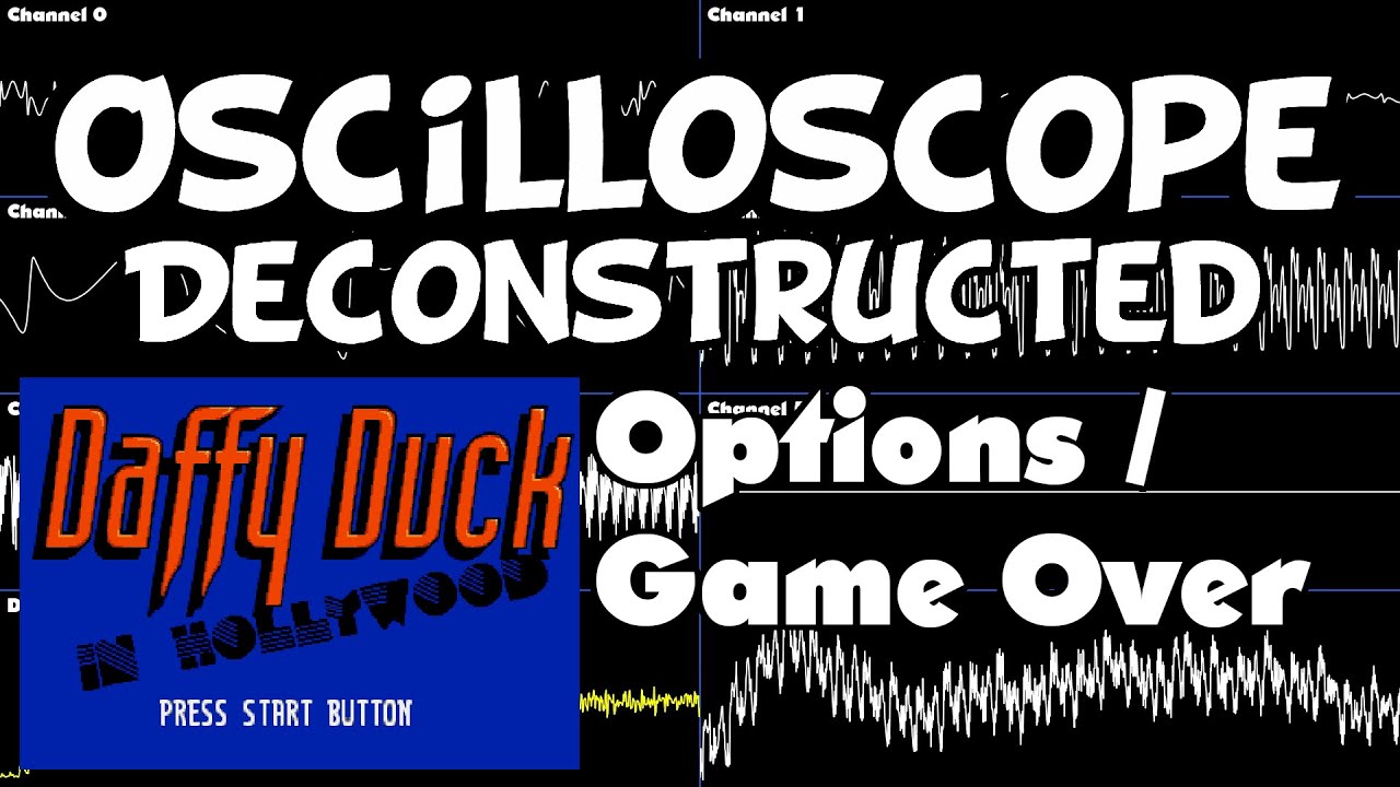 Daffy Duck in Hollywood - Options / Game Over - Oscilloscope Deconstruction