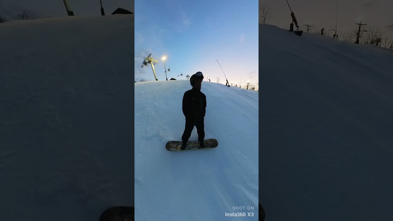 Snowboarding at Seven Springs, PA