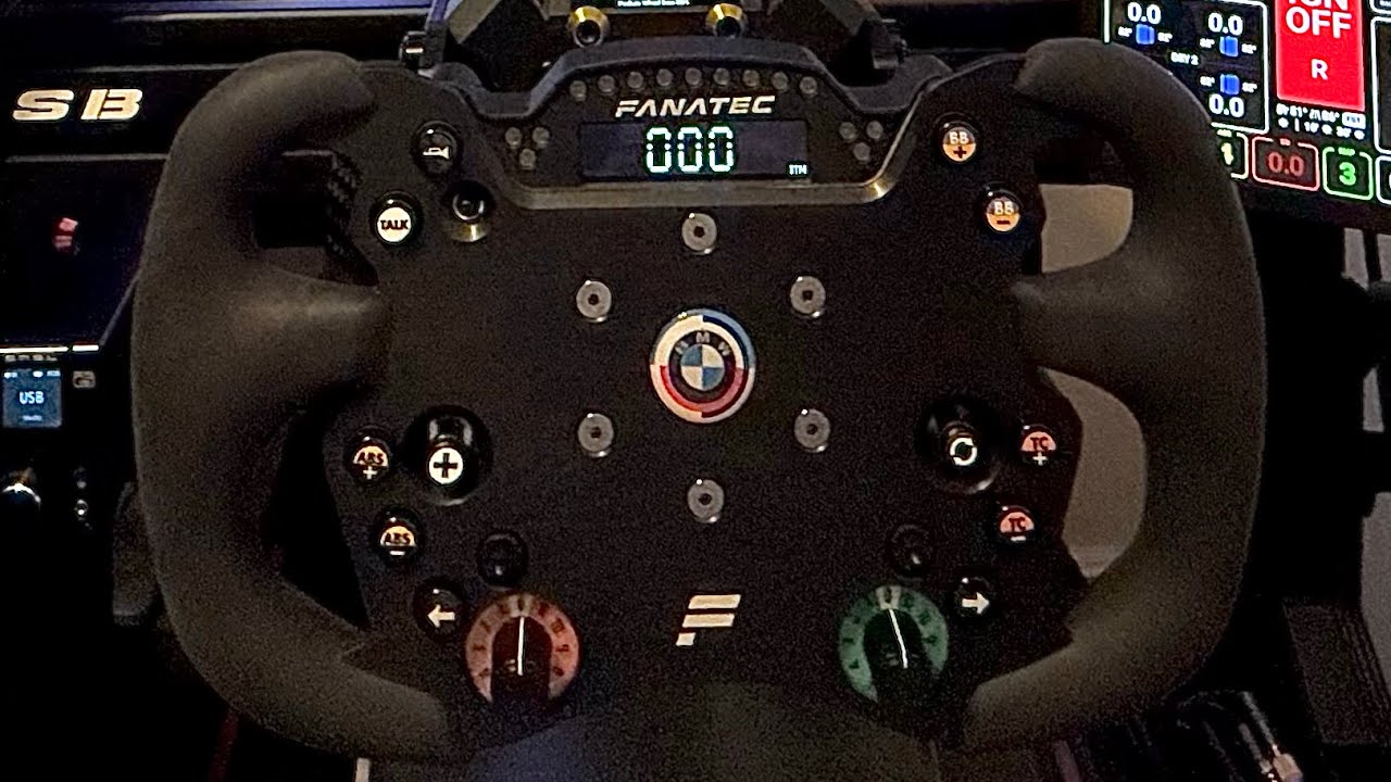 SIMUBE.. Fanatec Steering wheel Podium Endurance GT3, MOZA Vision GS and Formula 2.5x