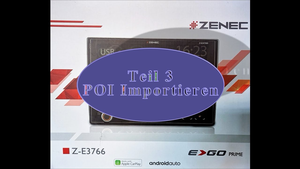 Zenec Z-E3766 Teil 3 POI Installieren