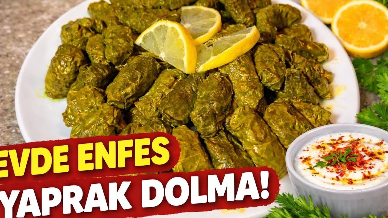 Tənək yarpağından inanılmaz ləziz dolma bişirdim! 😍 ÇƏRƏZ KİMİ! 😍