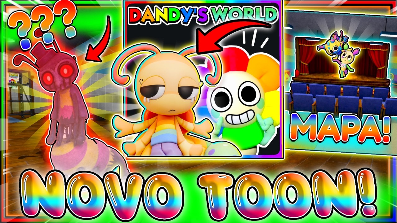 😱QWEL REVELOU NOVO TOON❗😲NOVO MAPA e EMBLEMAS CHEGANDO na NOVA ATUALIZAÇÃO❗📢 #dandysworld  👀💥