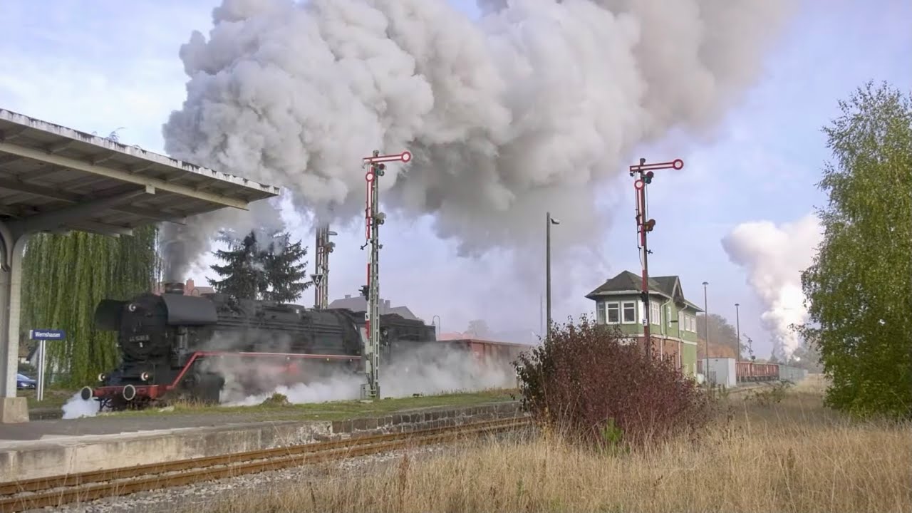 Wie zur Reichsbahnzeit - Jumbo befördert schweren Güterzug