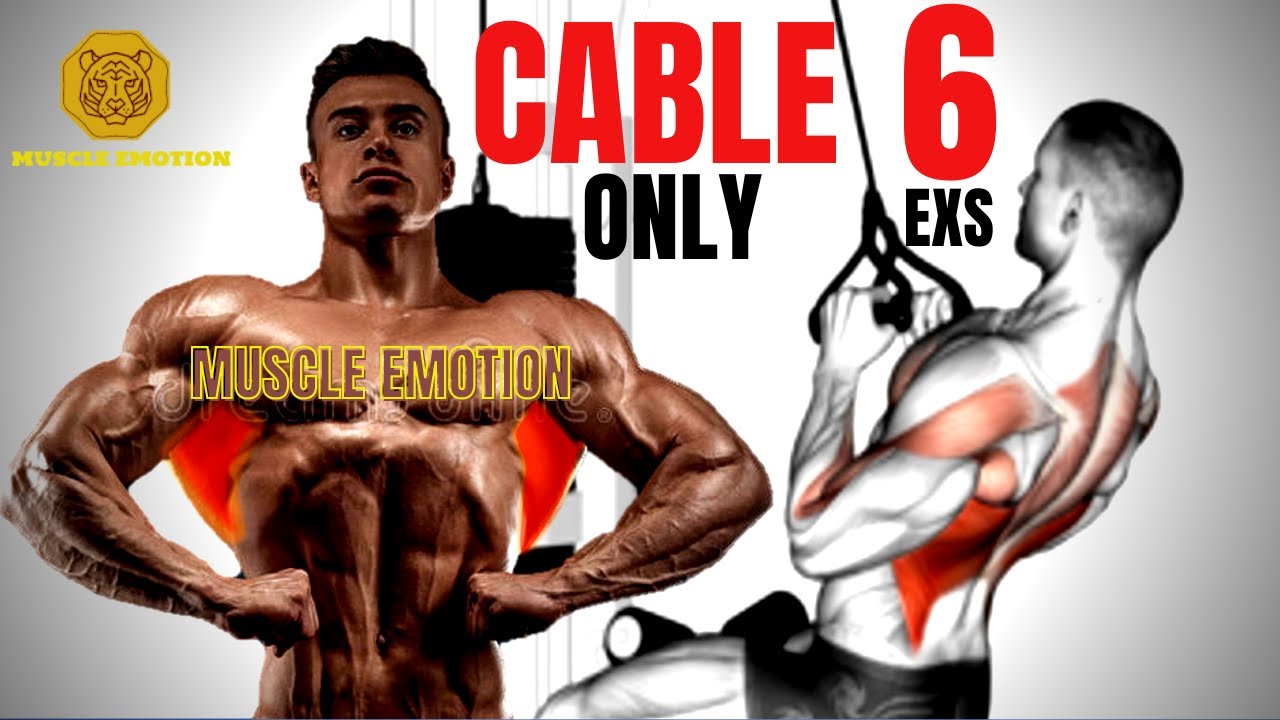 6 Cable Exercises For a Bigger Back - MUSCLE EMOTION