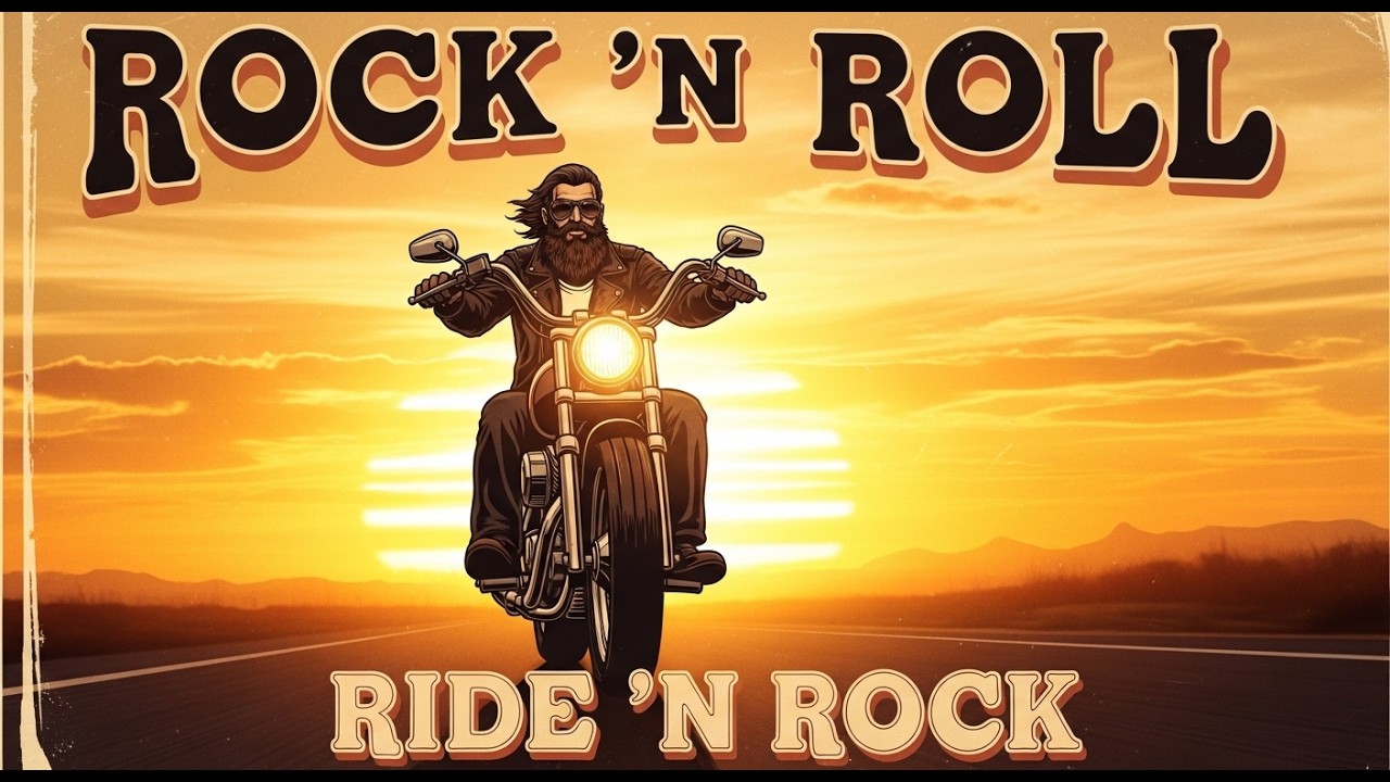 OUTLAW BIKER ROCK 🔥 Dark Country & Blues Rock | Hard Rock Road Music | RIDE ’N ROCK