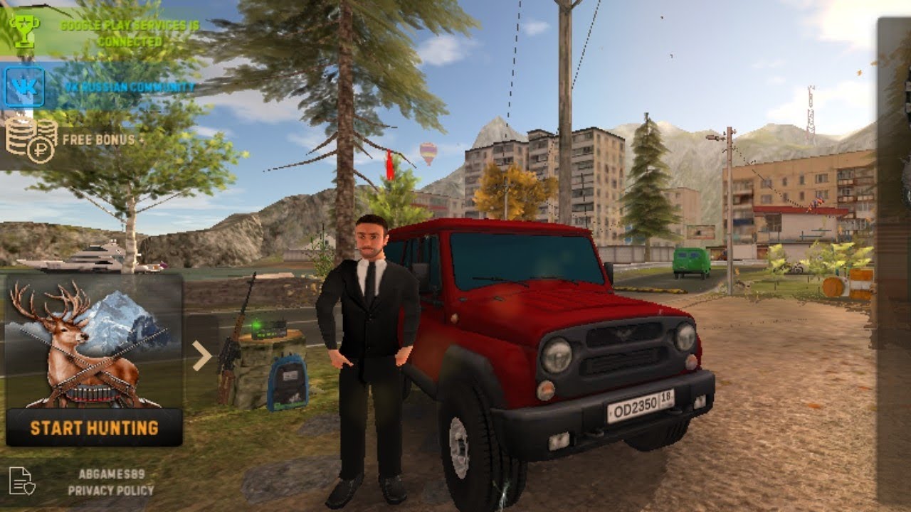 Russian Car Driving SUV Hunter. 1# Returning Home Mission Game Play 