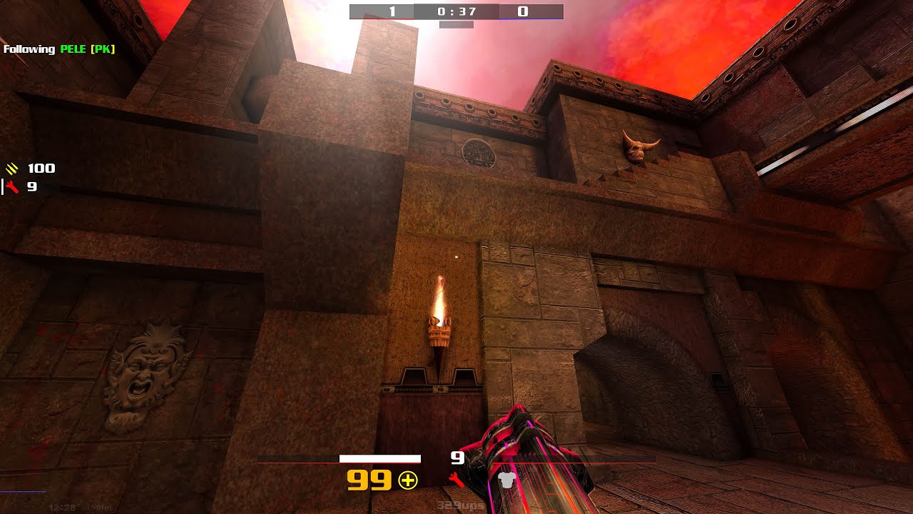 4K / PELE[PK] vs Polosatiy @ Lost World (TMP)  (Q3DM13tmp) / PACC Cup#3 Final Game / 2000 / Quake3