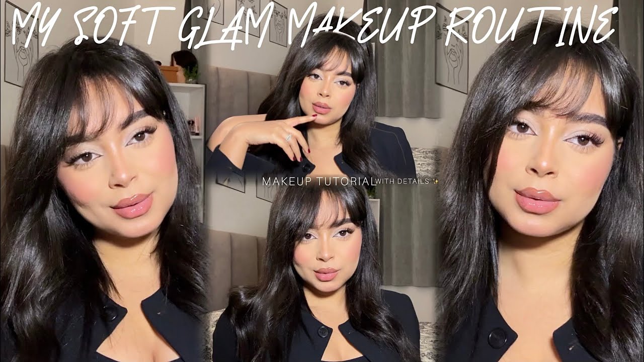 my go to glam ✨in depth hair and makeup tutorial! ميك آب تيتوريال بالتفاصيل..!🫦