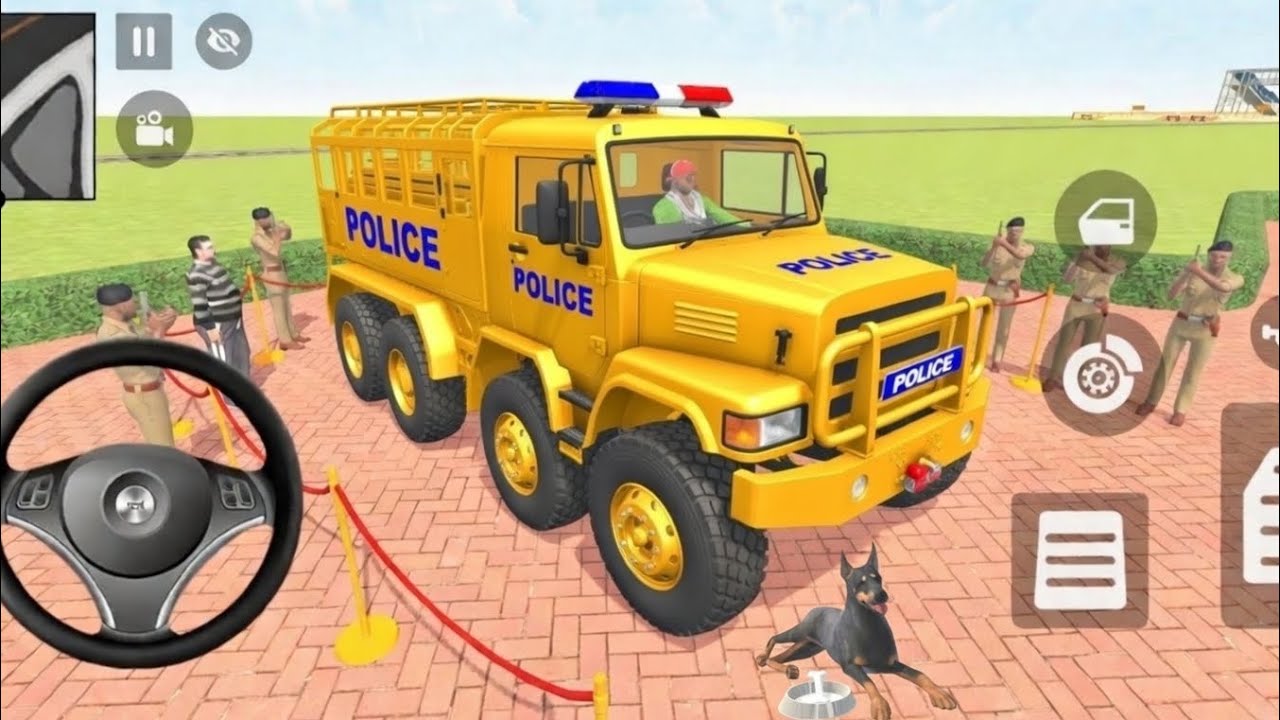 🤑Indian Thift Auto Simulator🤩Indian Showroom Purchase😯Modified Golden Police Track& Car🥳Game