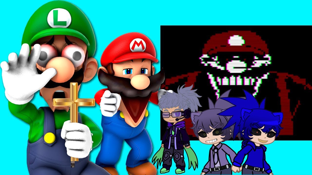 XenoStake и Hamhus при участии Vriex реагируют на песню Mario Plays Mario.exe при участии Luigi