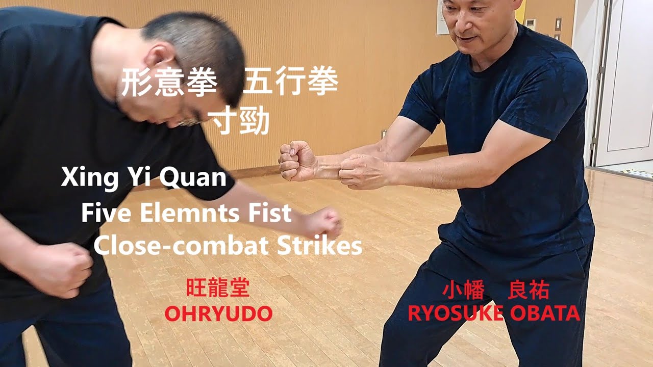 伝統武術・形意拳の基本技《五行拳》の近接戦闘法～Martial Art Xing Yi Quan “Five Elements Fist” Close-combat Strikes