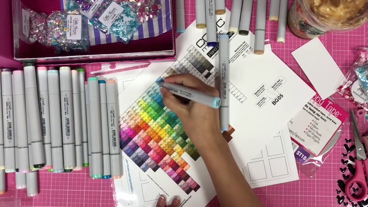 Copics 4rm ScrapbookPal.com Haulsie.. :)