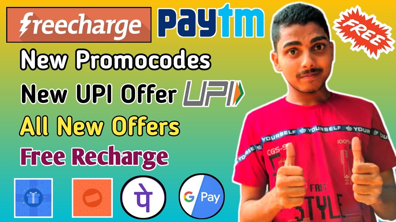 Freecharge New Promocodes | Paytm New Code & Offers | Add Money | Free Food | GPay Offer ||