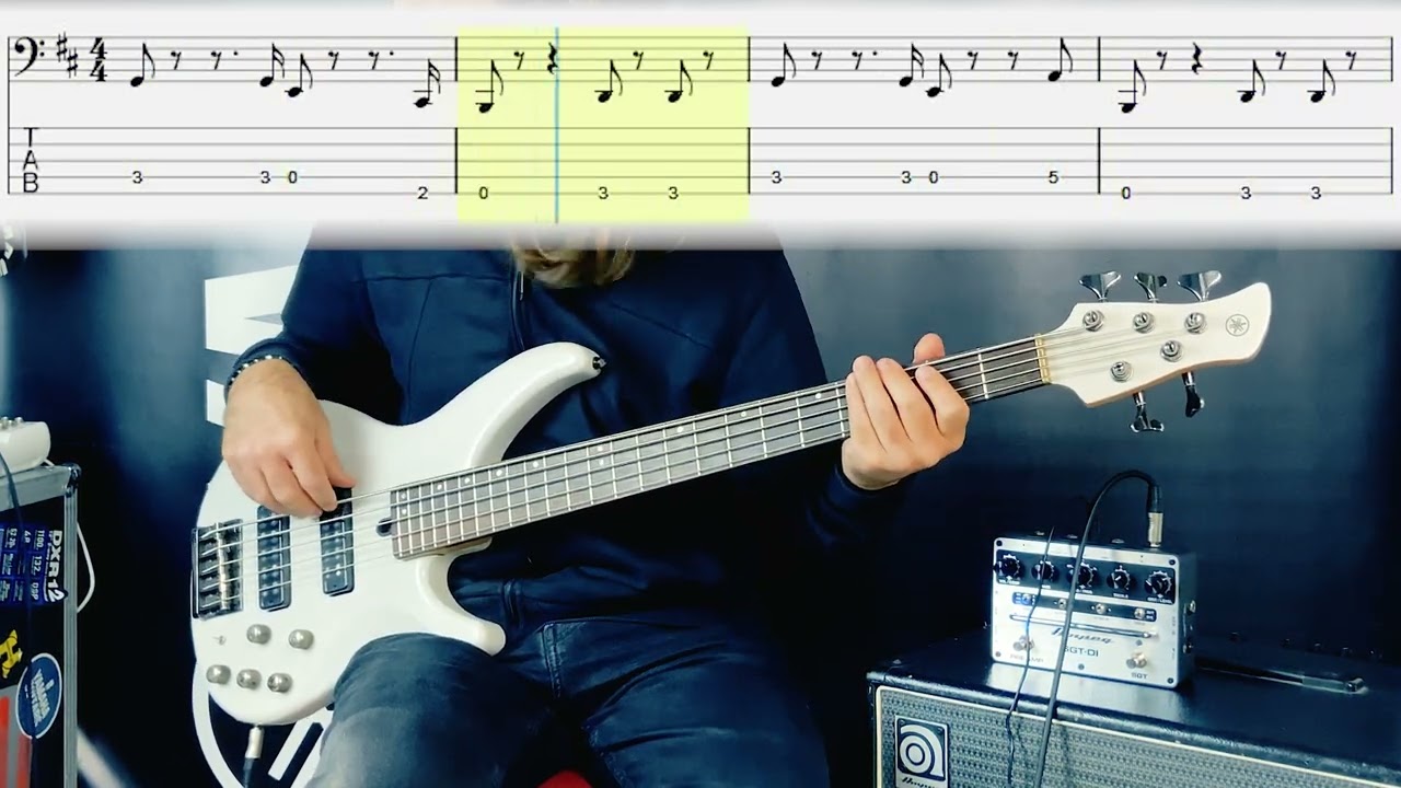 Twenty One Pilots - At The Risk Of Feeling Dumb (Bass Cover Tabs) #basscover #twentyonepilots