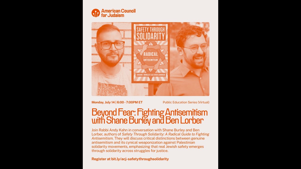 Beyond Fear: Combatting Antisemitism with Shane Burley and Ben Lorber
