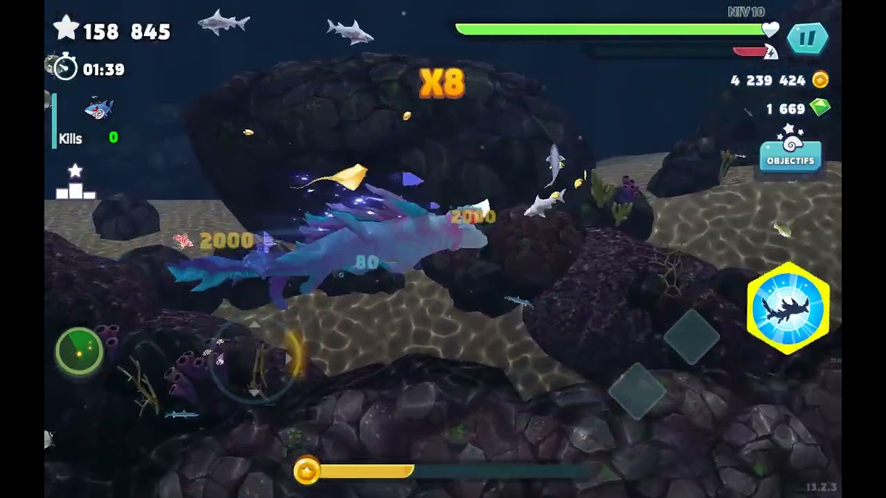 Nouveau pass Hungry shark évolution 