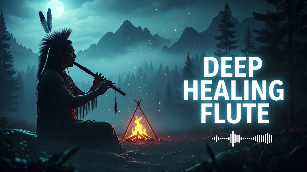 Native American Flute • Deep Healing Meditation Music with Rain Sounds