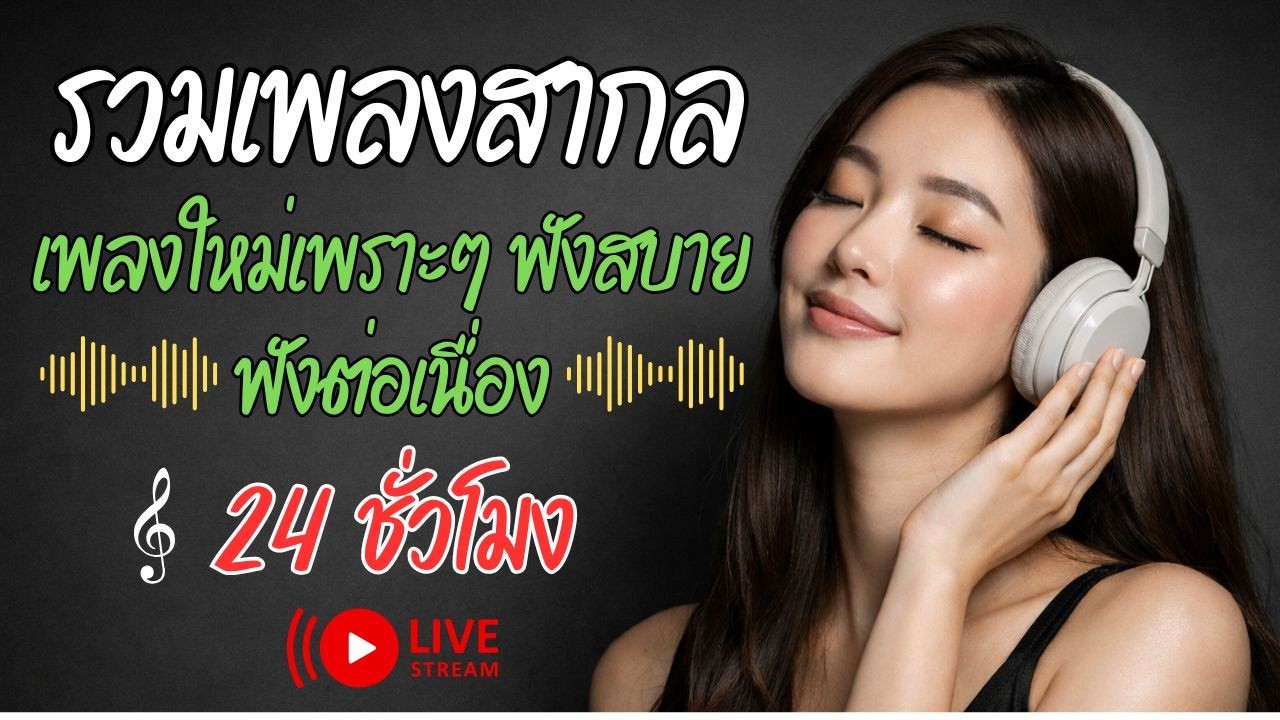 🎧 LIVE  รวมเพลงสากลฟังสบายๆ / เพลงชิล / เพลงฟังเพลิน สำหรับเปิดทั้งวัน Easy Listening Music