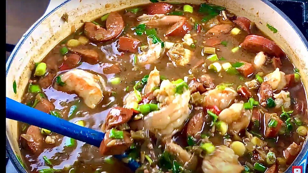 Потрясающий рецепт гамбо из морепродуктов 🍤🦀🔥