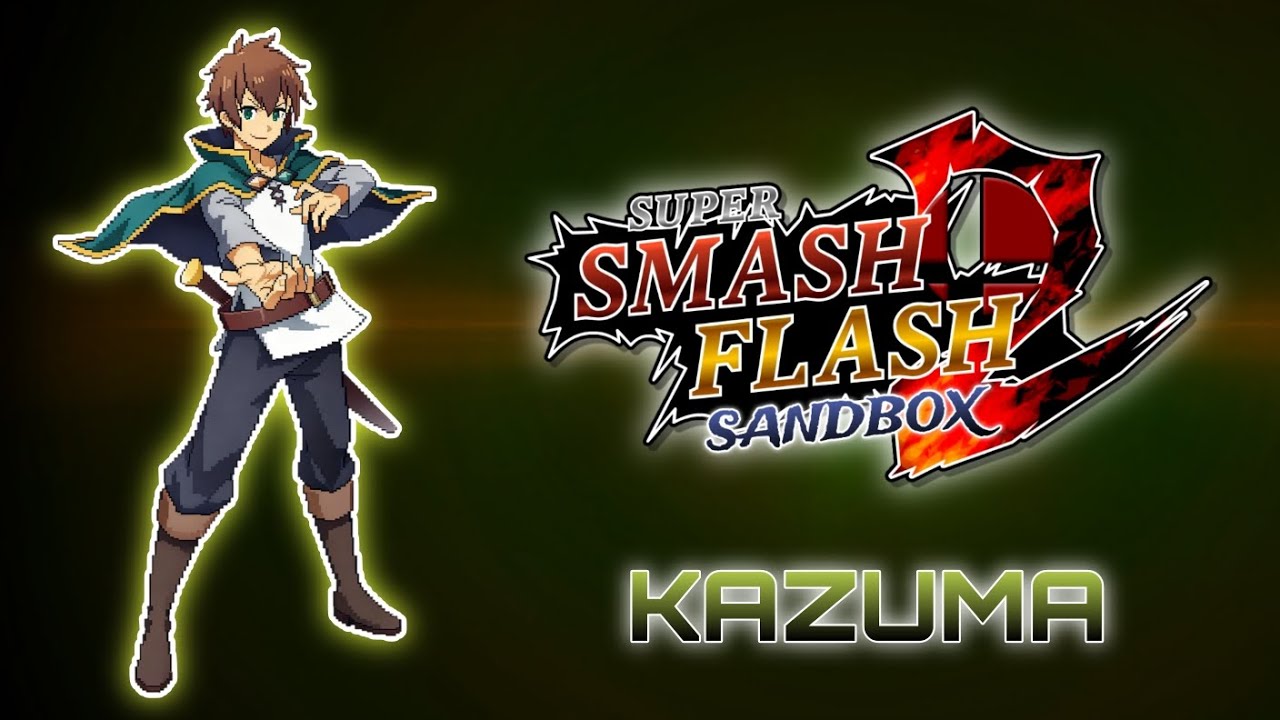 SUPER SMASH FLASH 2 SANDBOX | MOD KAZUMA 