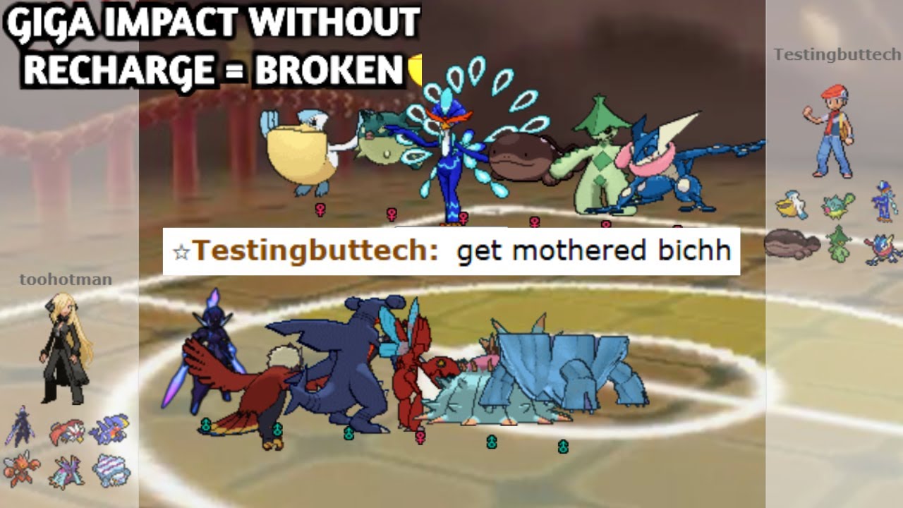 NO RECHARGE GIGA IMPACT DESTROYED THIS TOXIC SALTY NOOB ON POKEMON SHOWDOWN !!
