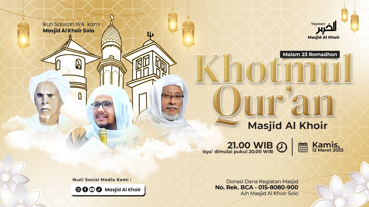 Khataman Malam 23 Ramadhan 1447 H