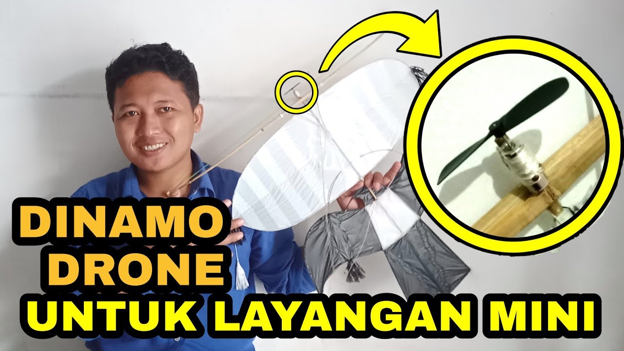 PASANG LAMPU LAYANGAN MINI MENGGUNAKAN DINAMO DRONE