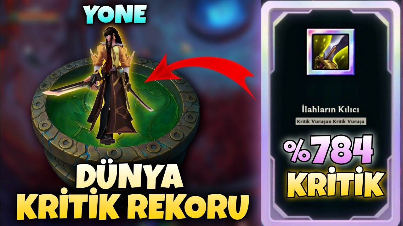 D&Uuml;NYA KRİTİK REKORU %784 KRİTİK YONE - LOL ARENA MODU