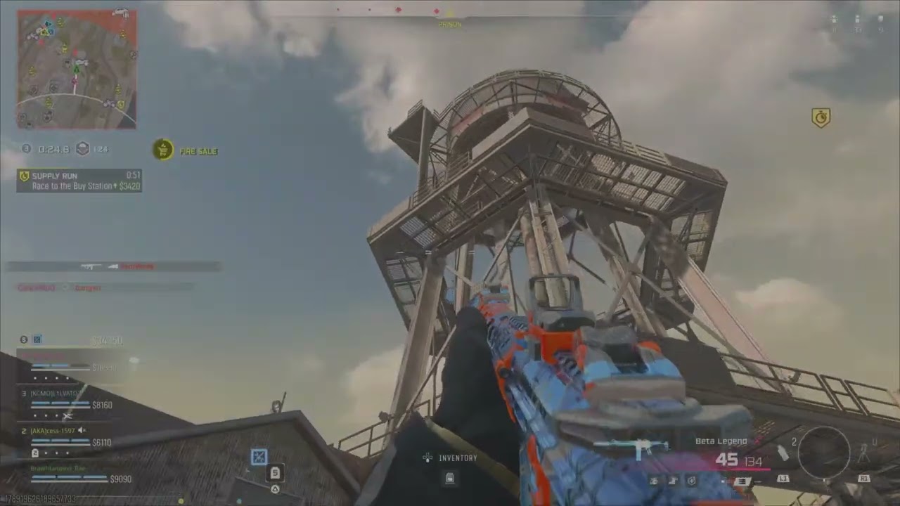 409 - COD WZ BO7 Casual Resurgence Rebirth Island Quads Win K/D = 13/2 PS5