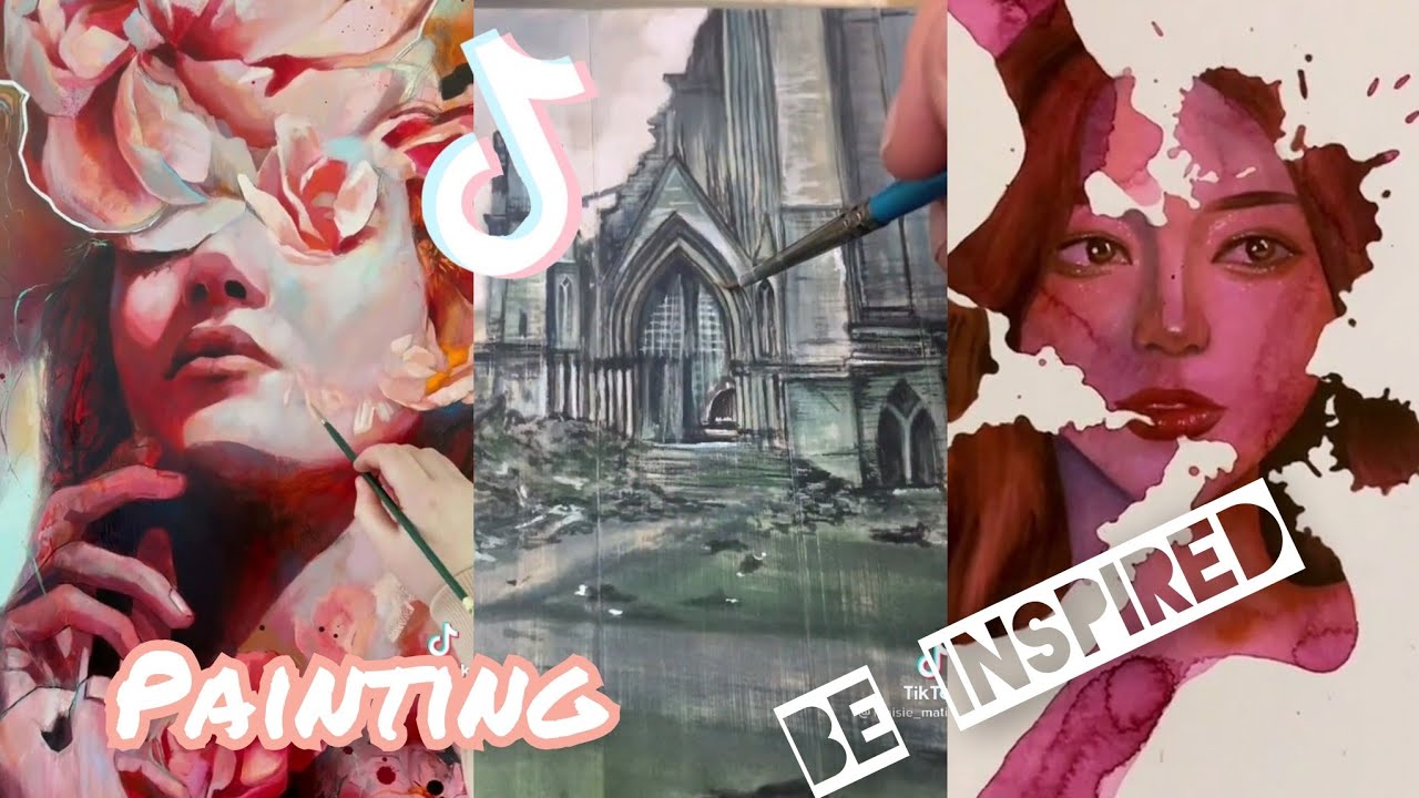 Aesthetic Painting Tiktok Compilation # 47l ✨Be inspired✨ l Satisfying Art