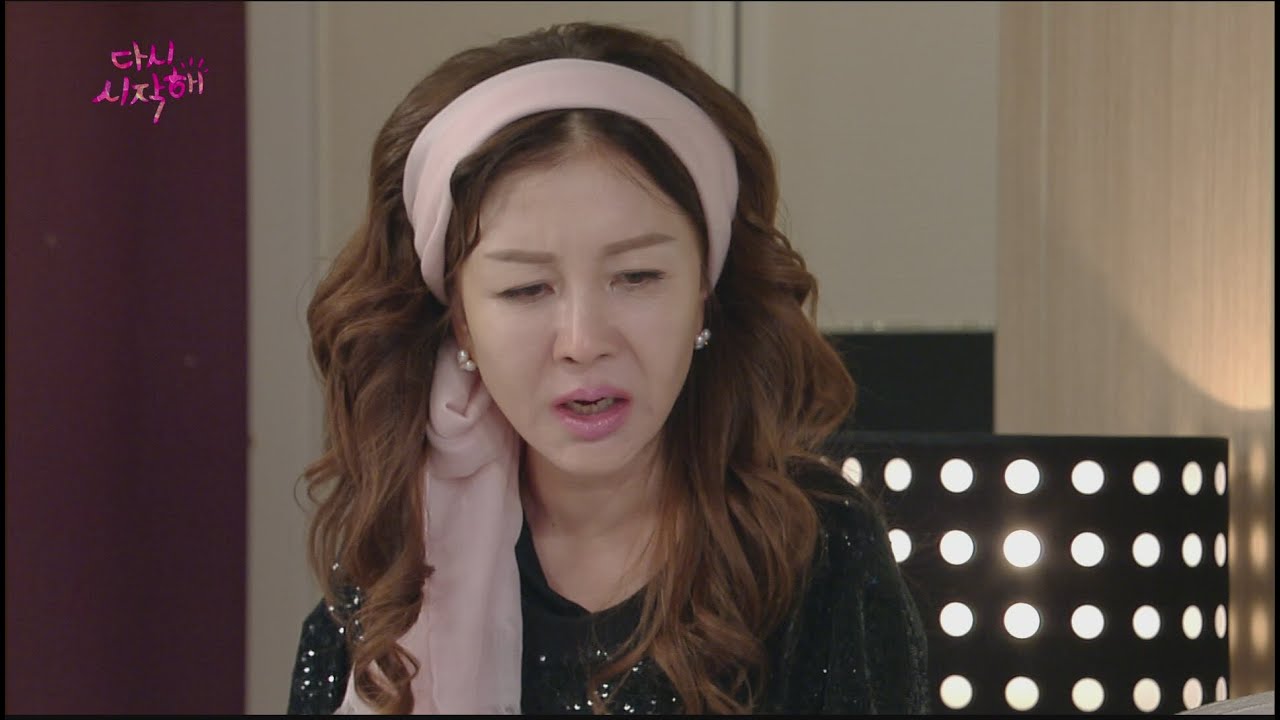 [Let's start again] 다시 시작해 40회 - Park Jungeum get enraged 20160715