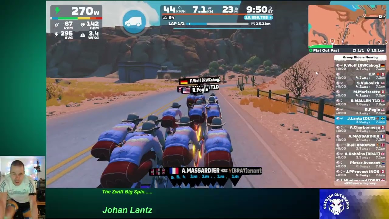 The Zwift Big Spin....