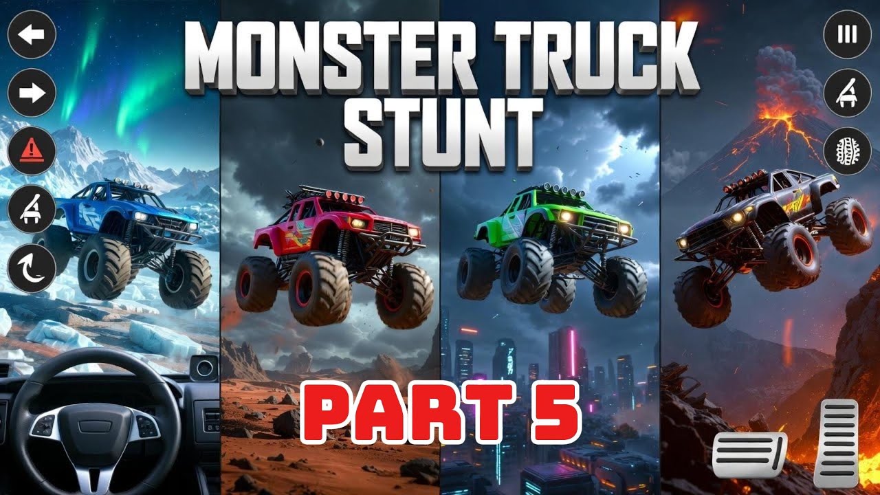 INSANE Monster Truck Jumps 💥 Mega Ramp Stunts