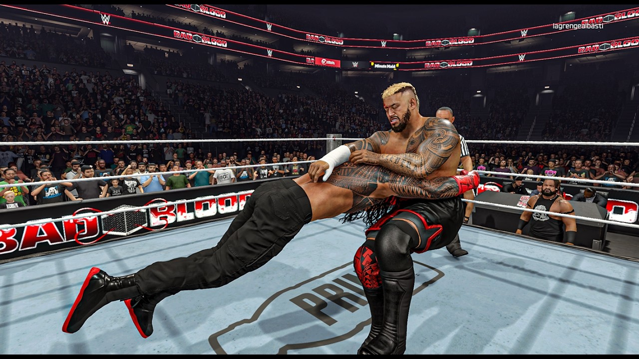 ROMAN RAINS VS SOLO SEKAWA BAD BLOOD EXTREM RULS