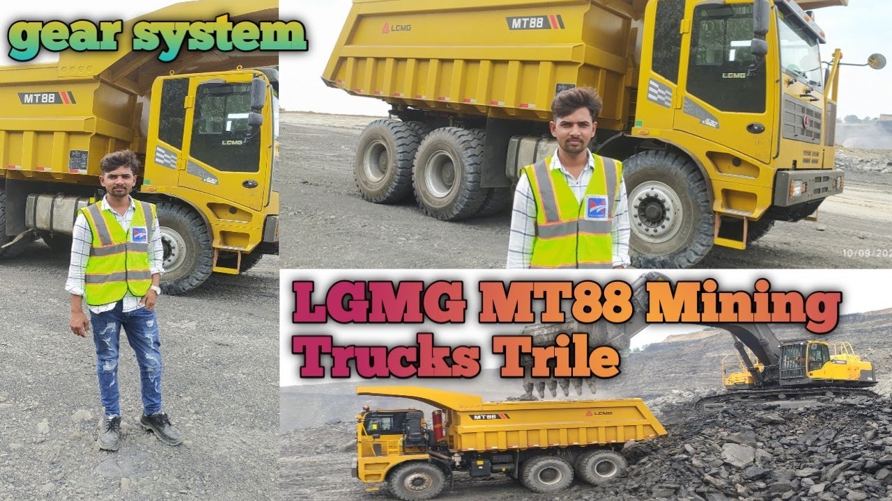 Lgmg MT88 Mining Trucks Gear System New Holpack Dumper Odisha Mine Wark  Trucks Trile Akshay Rathwa