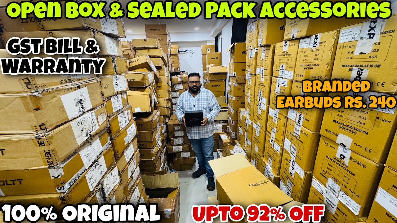 Open Box Accessories | Sealed Pack | Upto 92% OFF | 100% Original | Capital Darshan