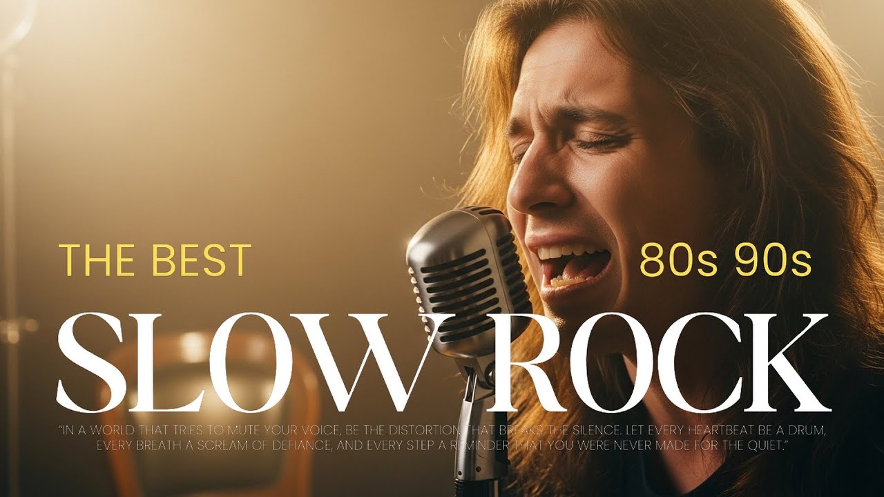 Slow Rock 80s 90s Hits • Warm Rock Tones for Rainy Days