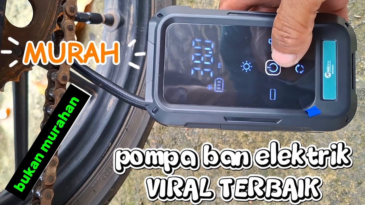 Pompa Ban Elektrik Murah, ngisi angin cepet banget!