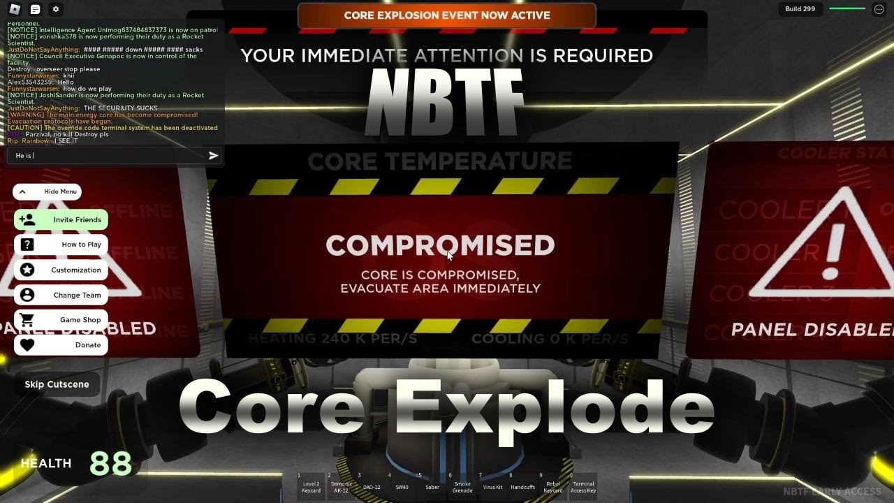 NBTF Core Explosion 1 Part