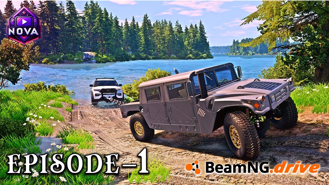 Off-Road Rescue Adventure: Epic Jungle River Crossing! Episode 1