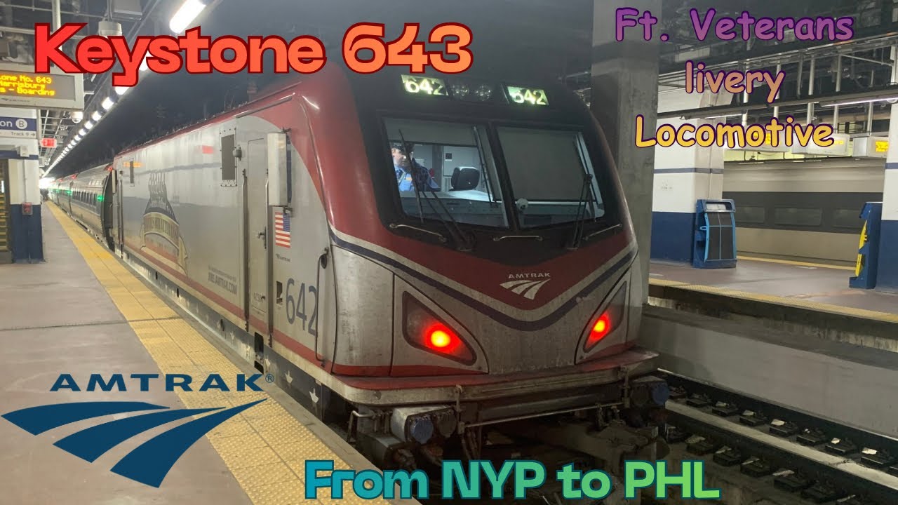Trip Report: Amtrak Keystone #643 Fron NYC to Philadelphia 30th street