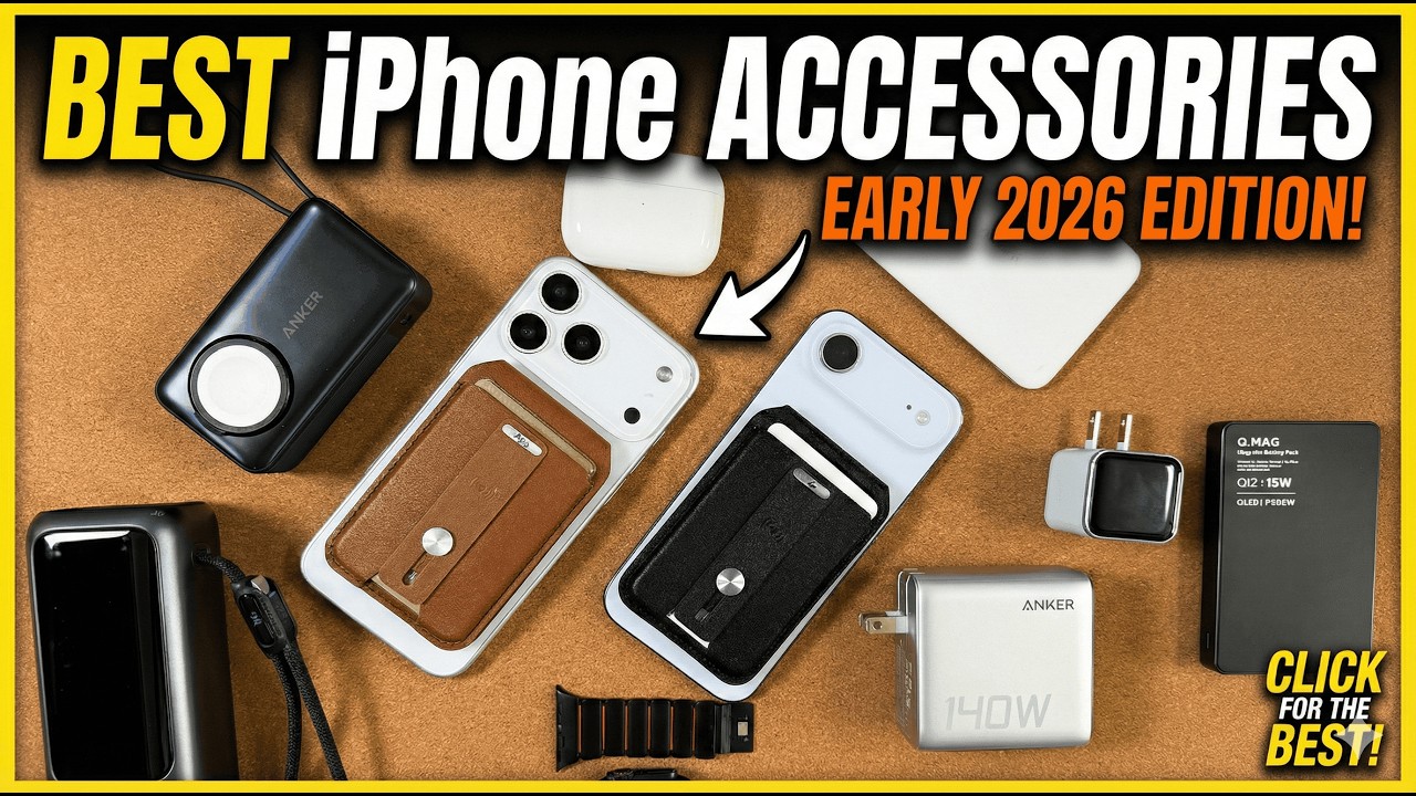 Лучшие аксессуары для iPhone на начало 2026 года. Необходимые вещи прямо сейчас!!