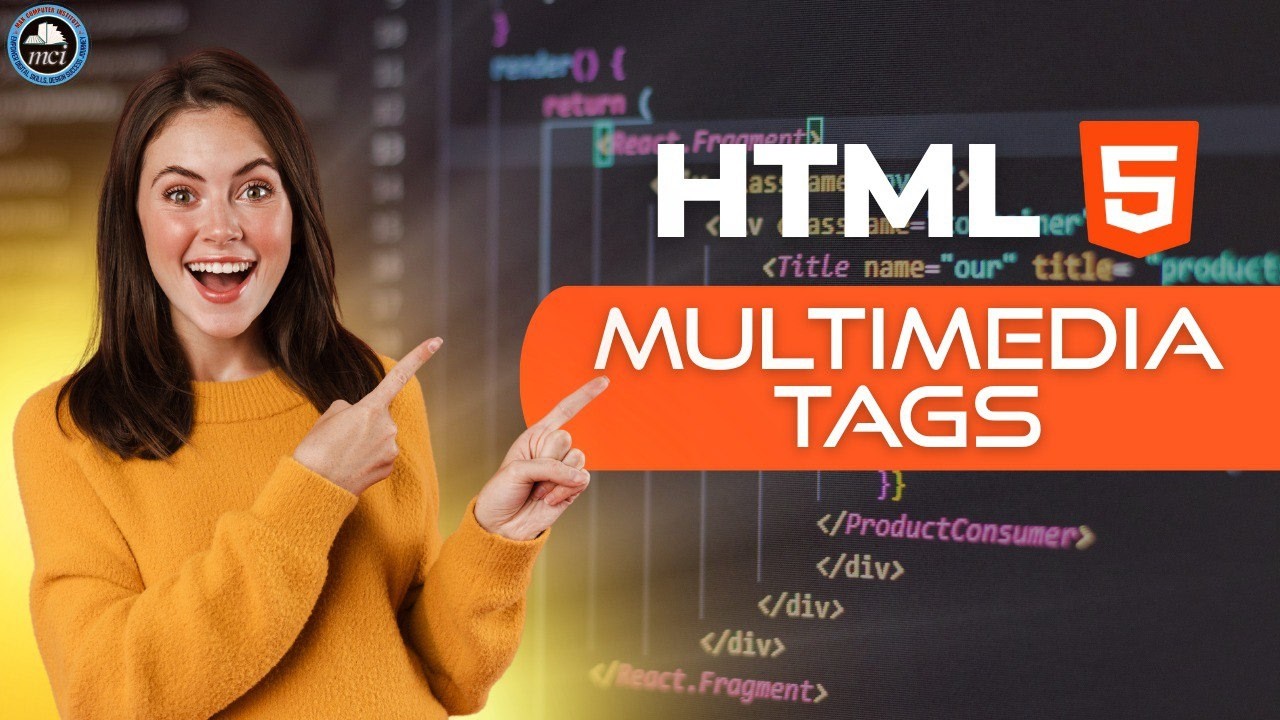 Best HTML5 Multimedia Tags Tutorial in Hindi | HTML Audio Video Tag | Web Design Course 2026
