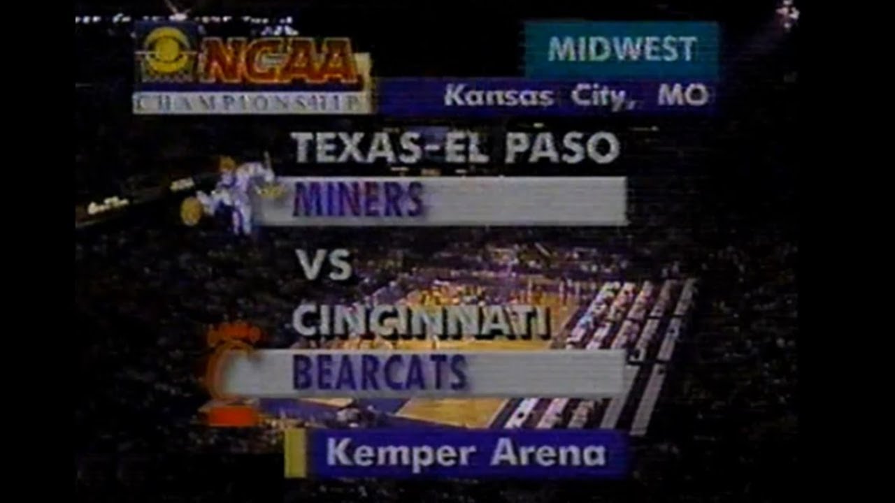 Cincinnati vs UTEP Sweet 16 1992