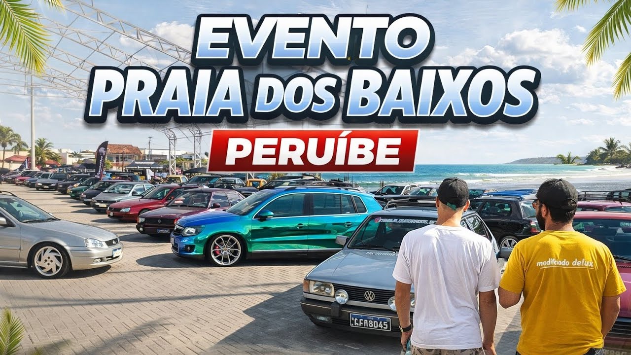 Evento de carros lotação máxima parou a cidade