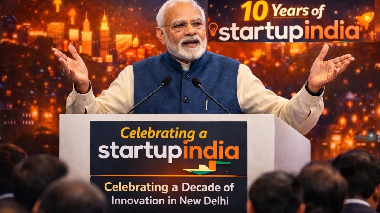 Startup India के 10 साल | PM Modi का बड़ा संबोधन | New Delhi कार्यक्रम | JR Entertainment 