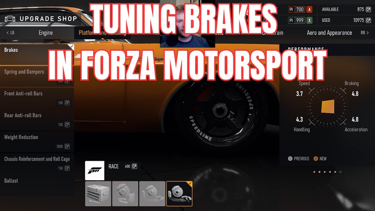 Руководство по настройке тормозов в Forza Motorsport (Советы по Forza)