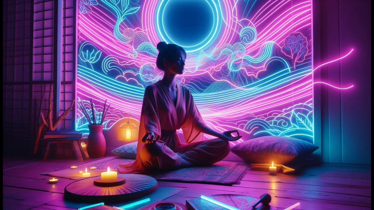 NEON VEIL 🌈✨ Eastern Chillout Fusion Ambience 🌸 Relaxing Atmospheric Soundscapes 🎶