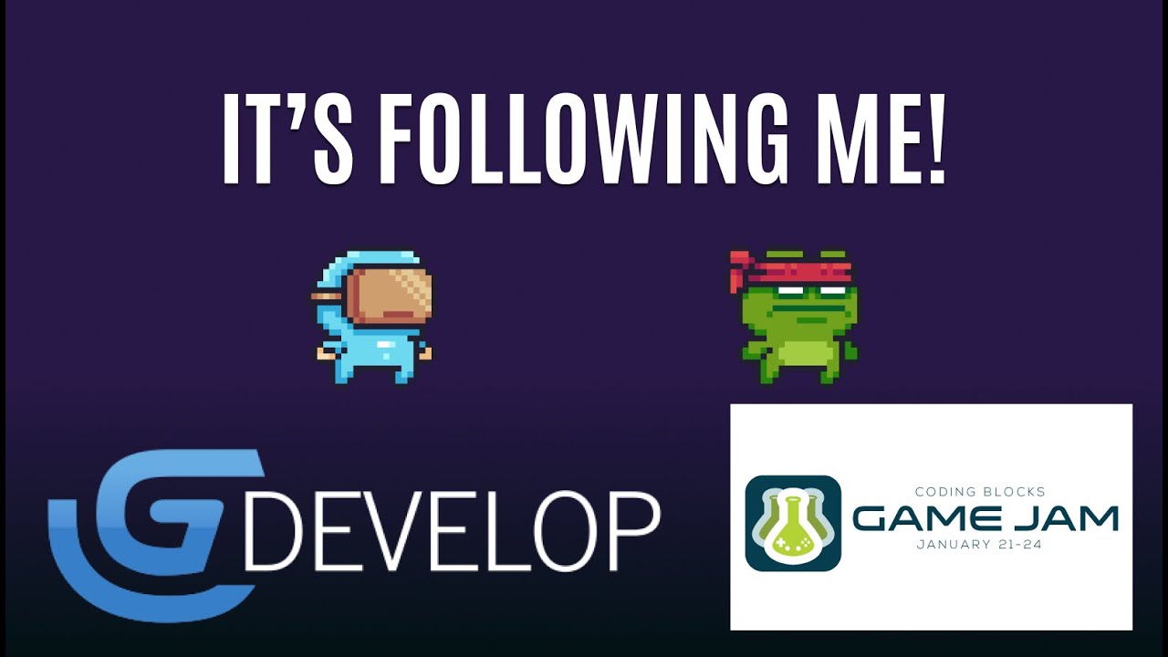 Creating a Platformer with GDevelop for Coding Blocks Jam