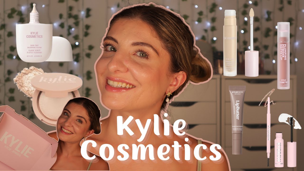 Testing Out Kylie Cosmetics | Makeup Haul & Review | Skin Tint, Power Plush Concealer, Kybrow & more